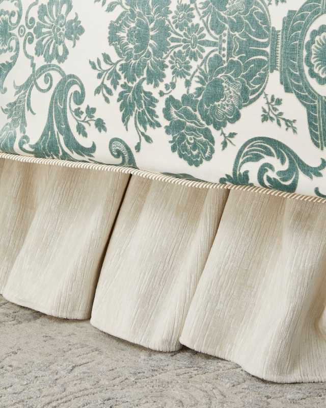 Annabelle Velvet Ruffled Bed Skirt,